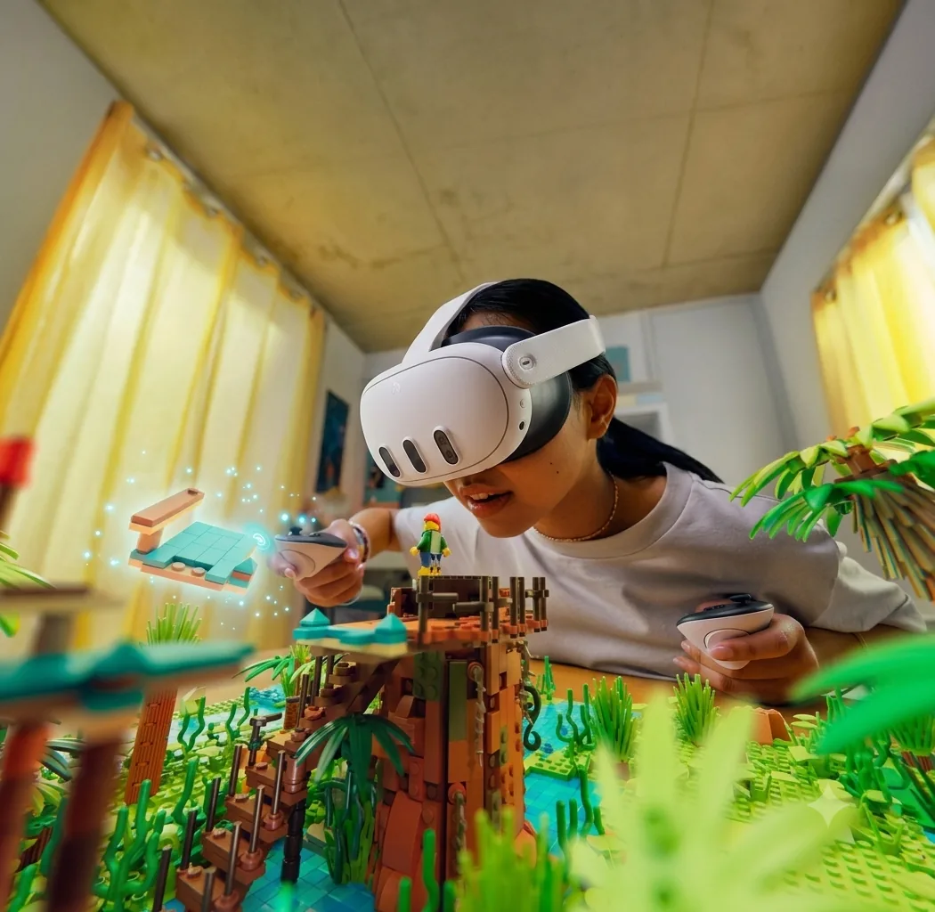 AR and VR immersive technology visual for spatial product experiences and virtual training