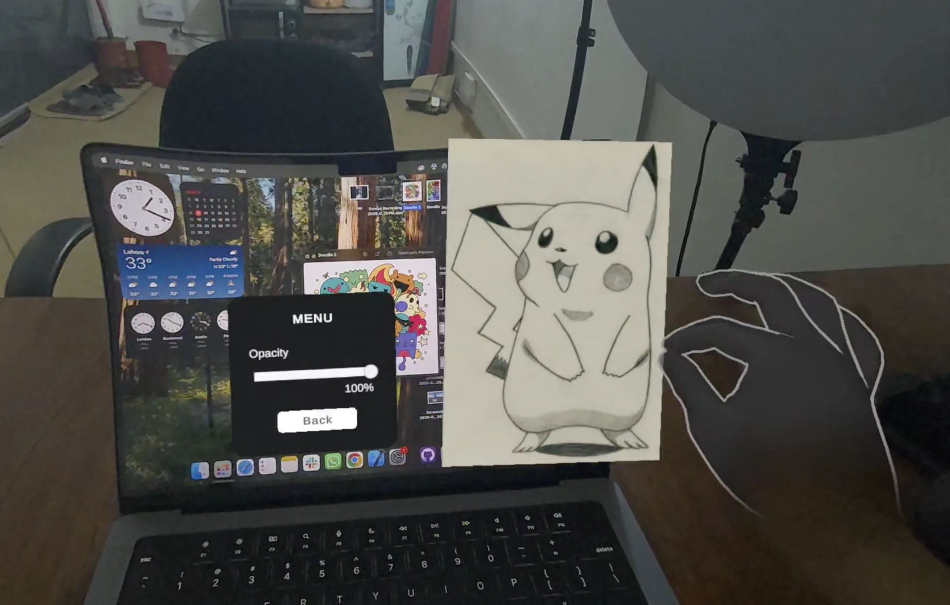 AlchromaVR immersive art tracing experience