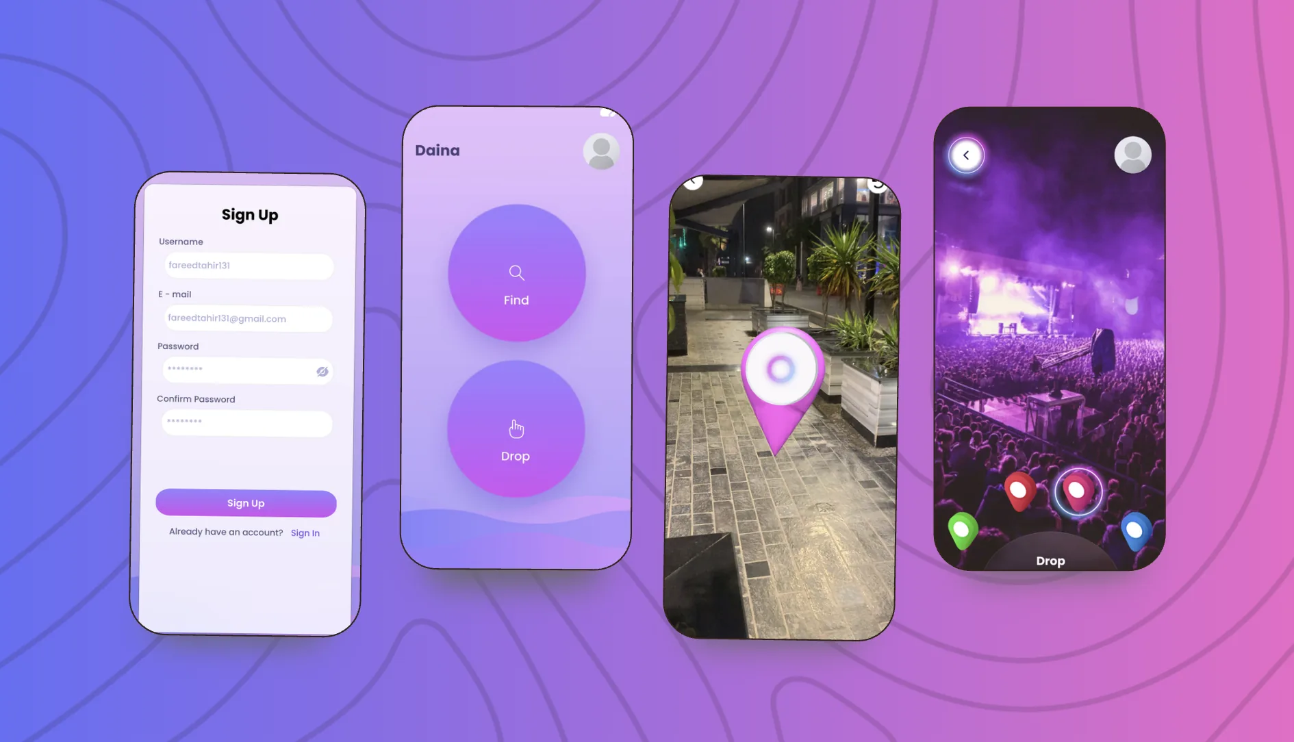 Spot Me AR location marker experience